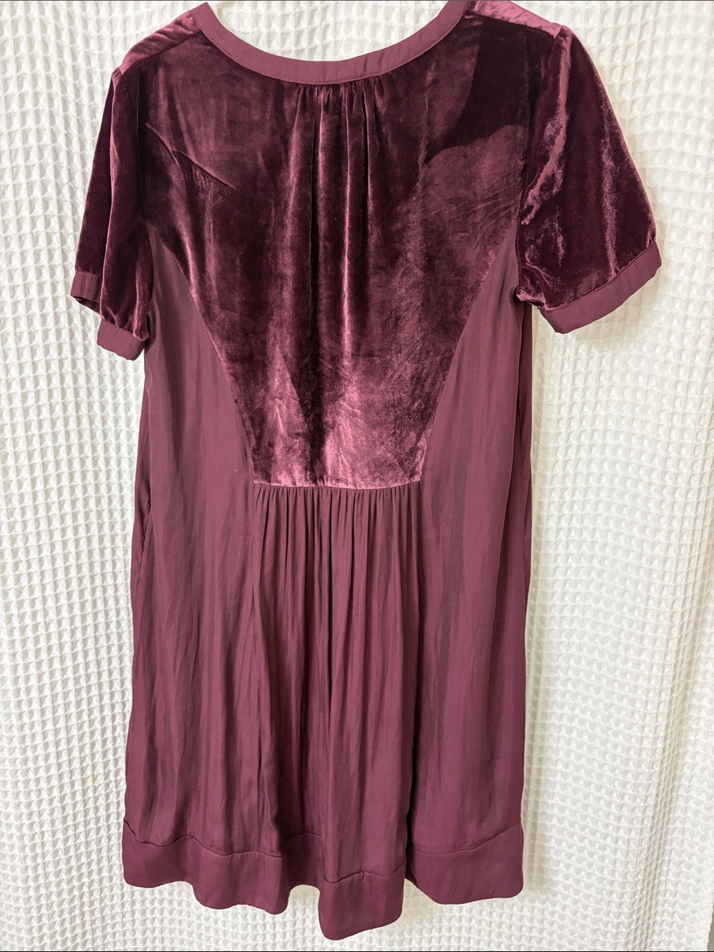 Maeve Anthropologie Ingrid Velvet Swing Dress Medium - Picture 6 of 8